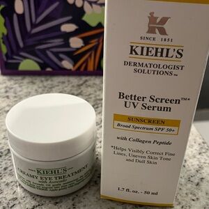 Kiehl's Better Screen UV Serum - White and Gold